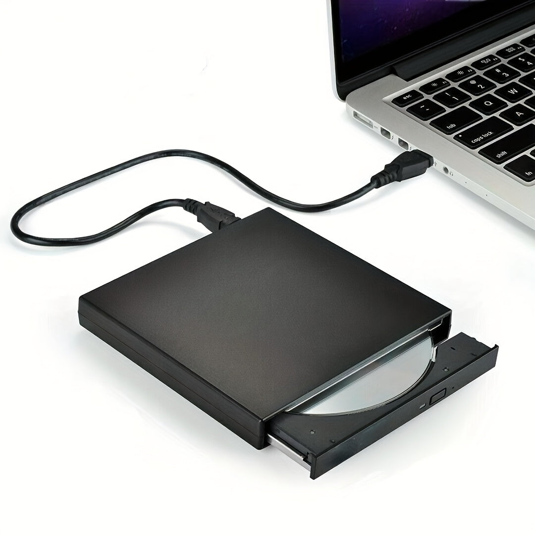 External DVD CD Drive - Portable USB DVD-RW Burner for Laptop