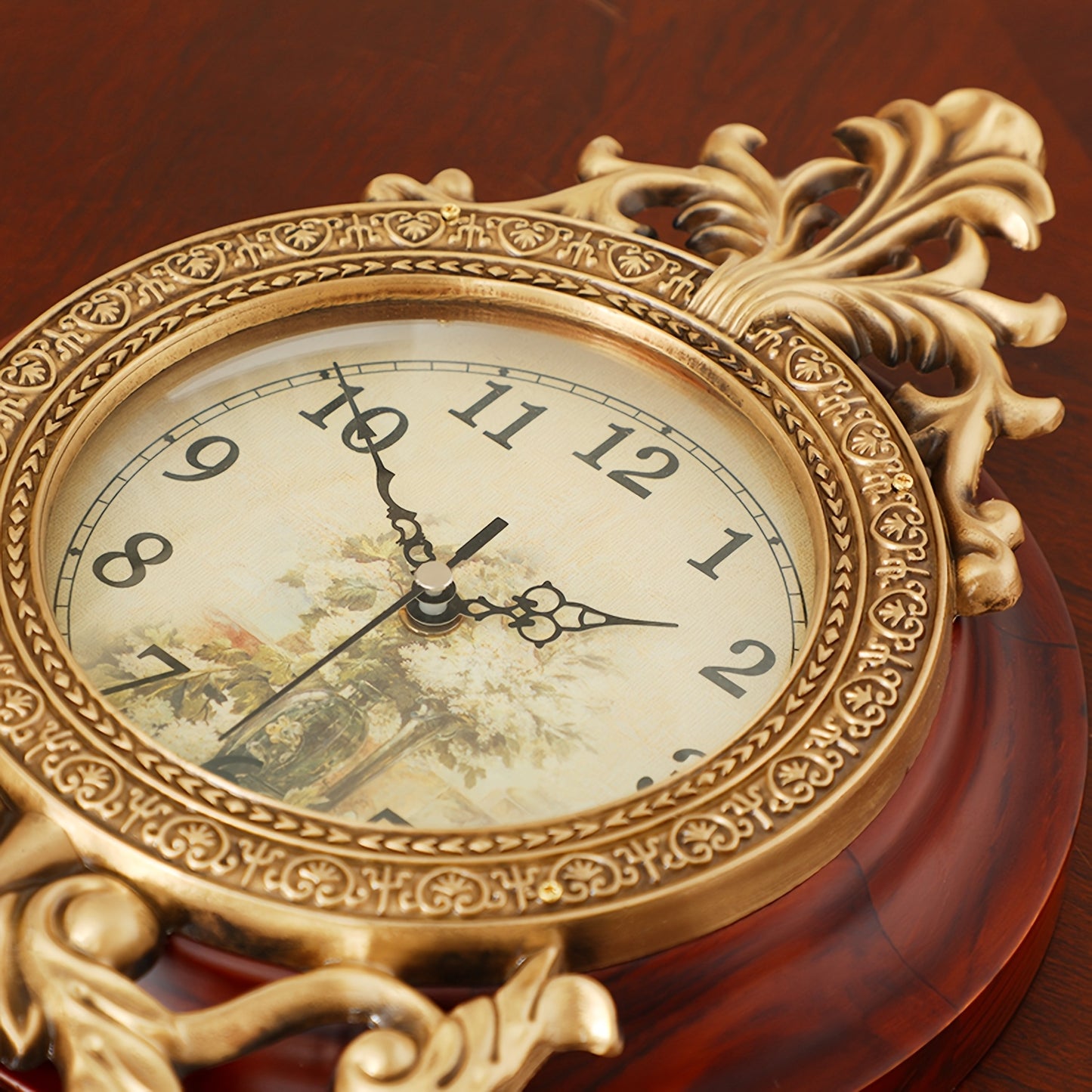 Real Wood Wall Clock