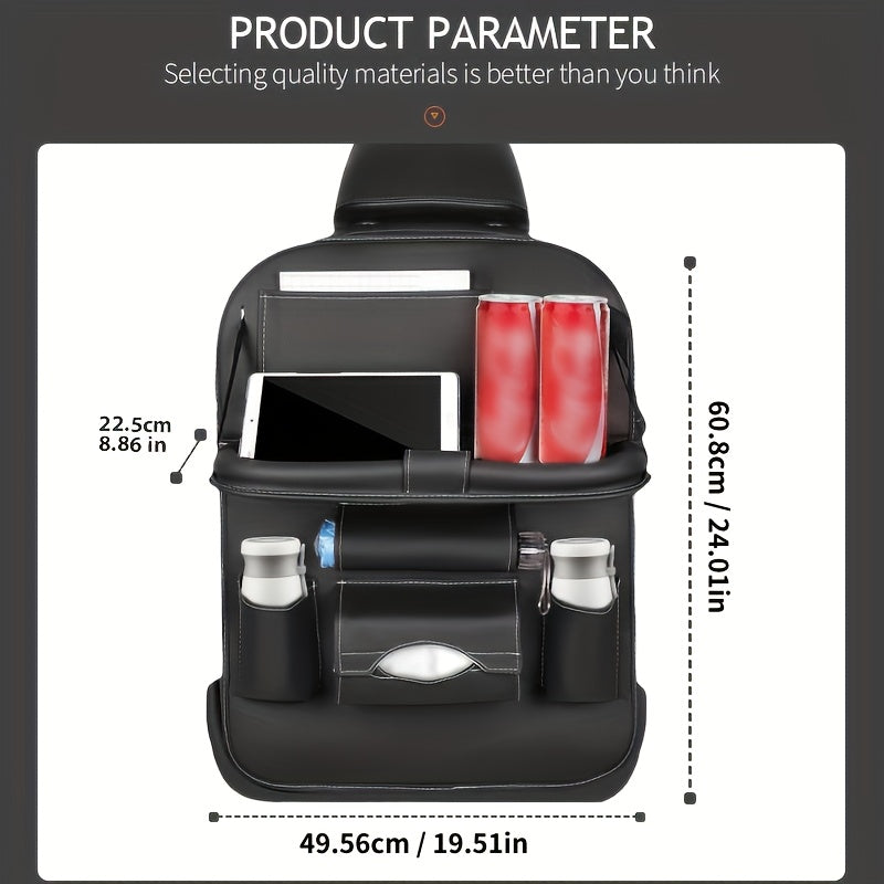 Car Back Seat Organizer Kit