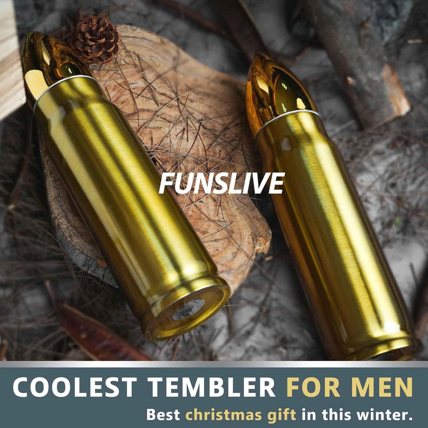 Stainless Steel 17 Oz. Bullet Water Bottle