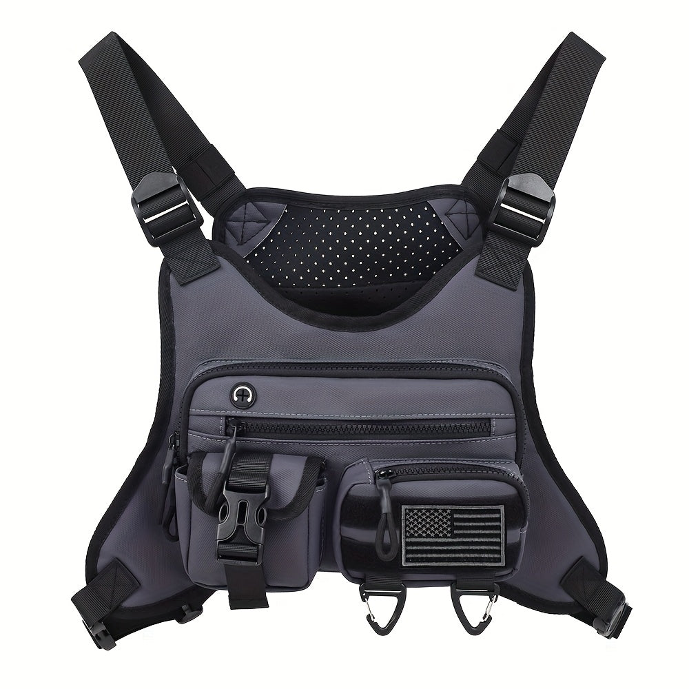 Tactical Chest Bag Vest Multi-Pocket Design