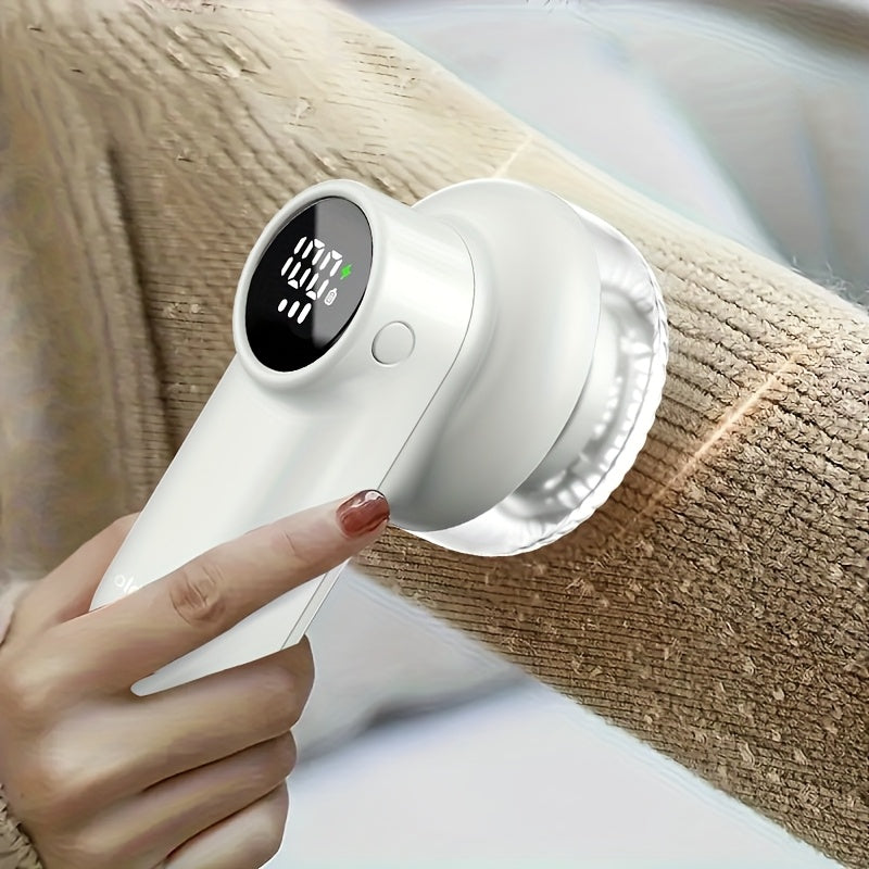 Rechargeable Fabric Shaver - Electric Lint Remover for Clothes & Furniture