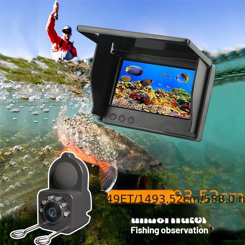Upgraded Portable 4.3-inch HD Underwater Fishing Camera
