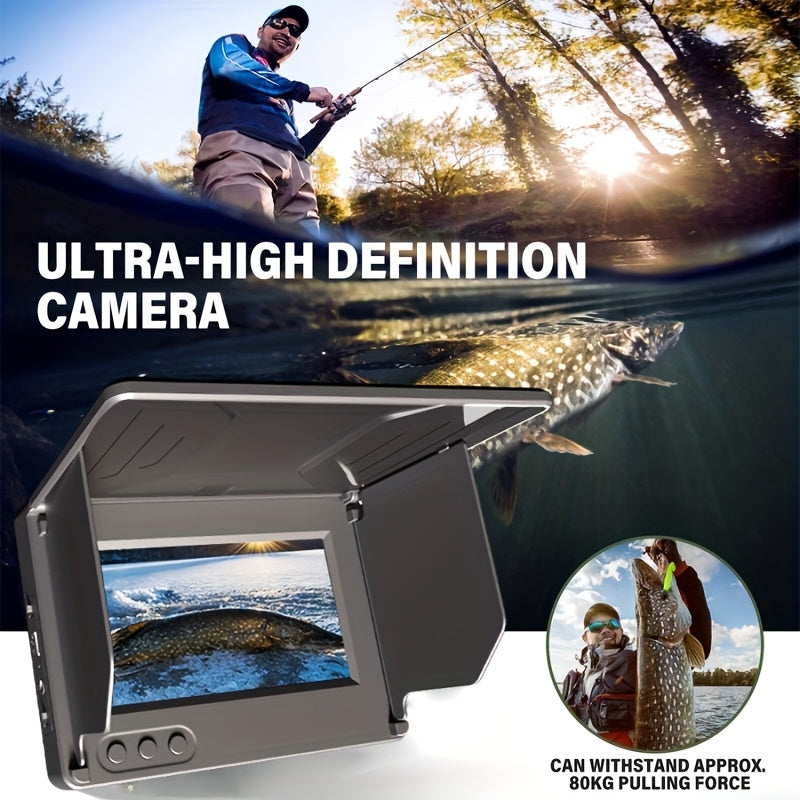 Upgraded Portable 4.3-inch HD Underwater Fishing Camera