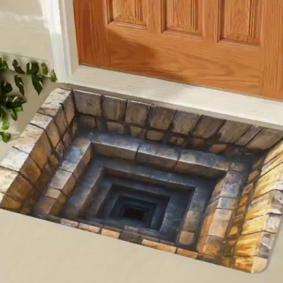 3D Optical Illusion Doormat