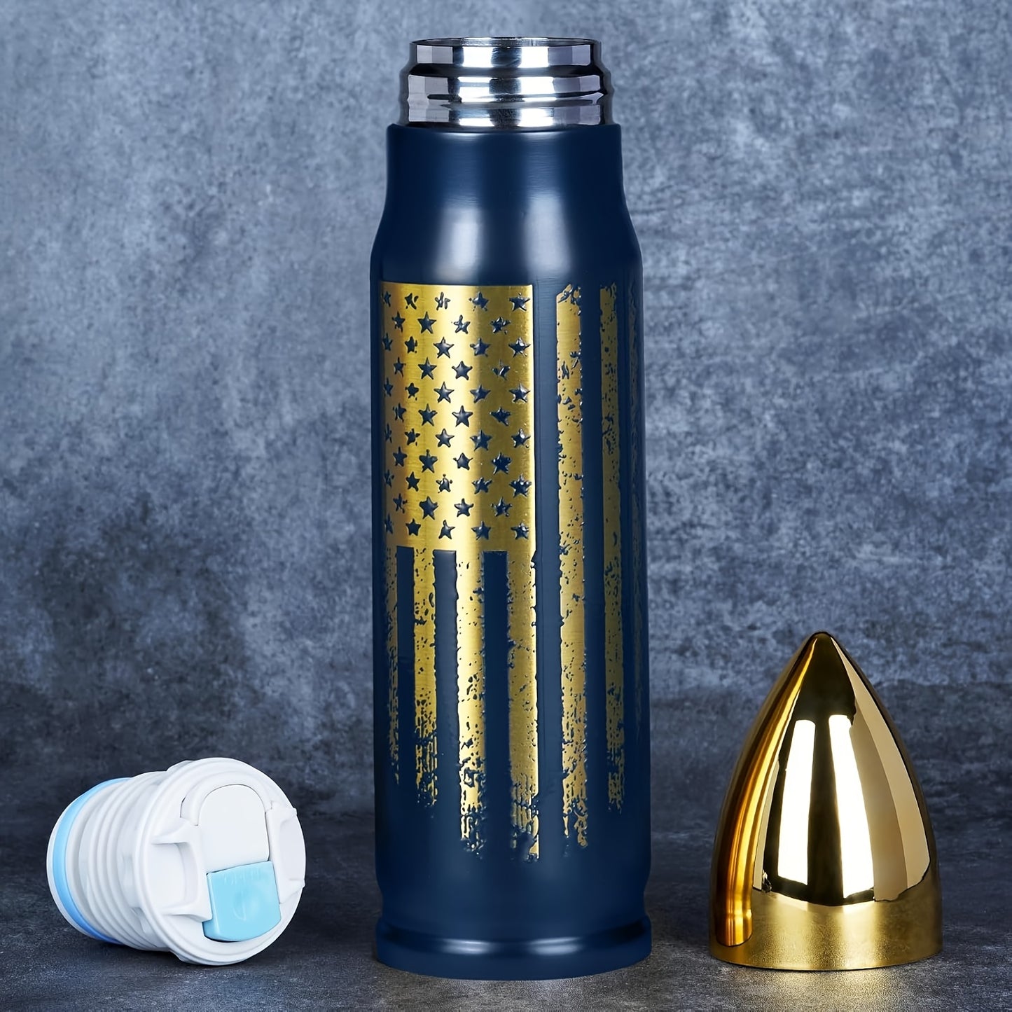 Stainless Steel 17 Oz. Bullet Water Bottle