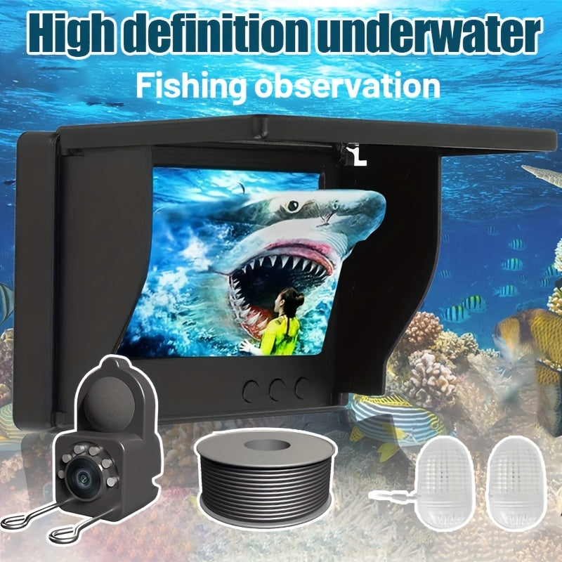 Upgraded Portable 4.3-inch HD Underwater Fishing Camera