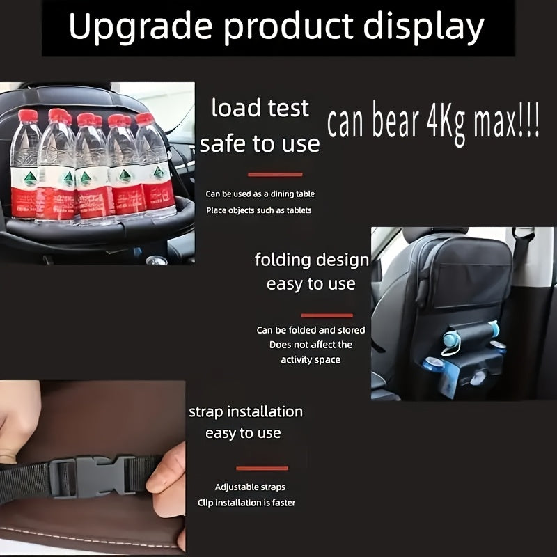 Car Back Seat Organizer Kit