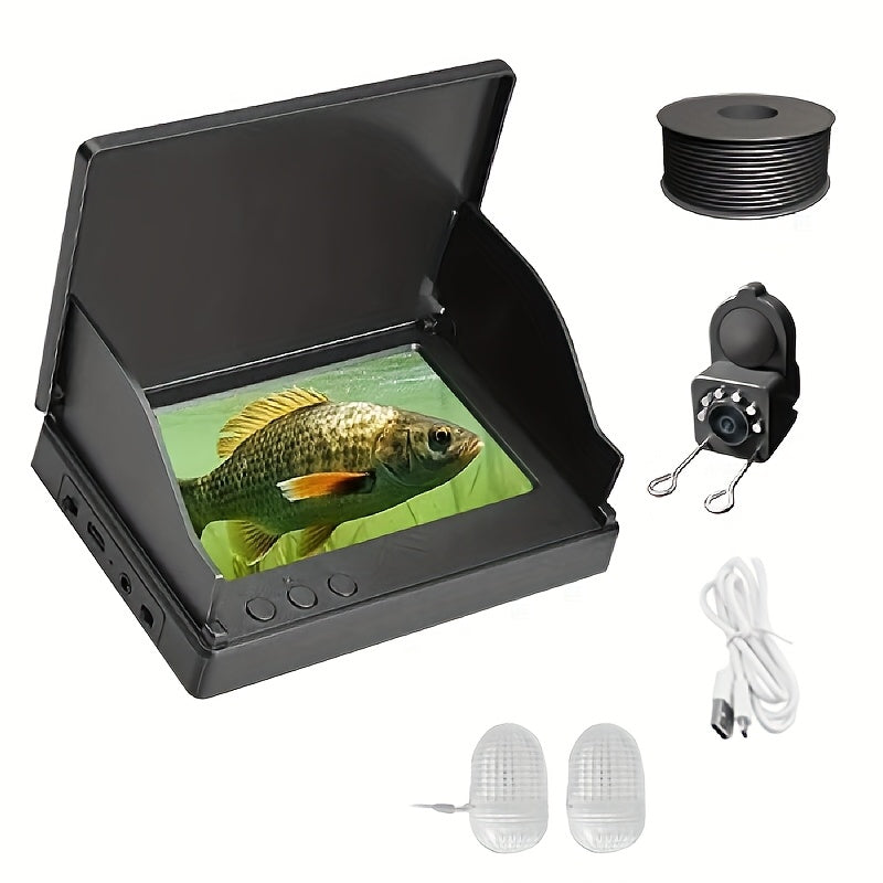 Upgraded Portable 4.3-inch HD Underwater Fishing Camera