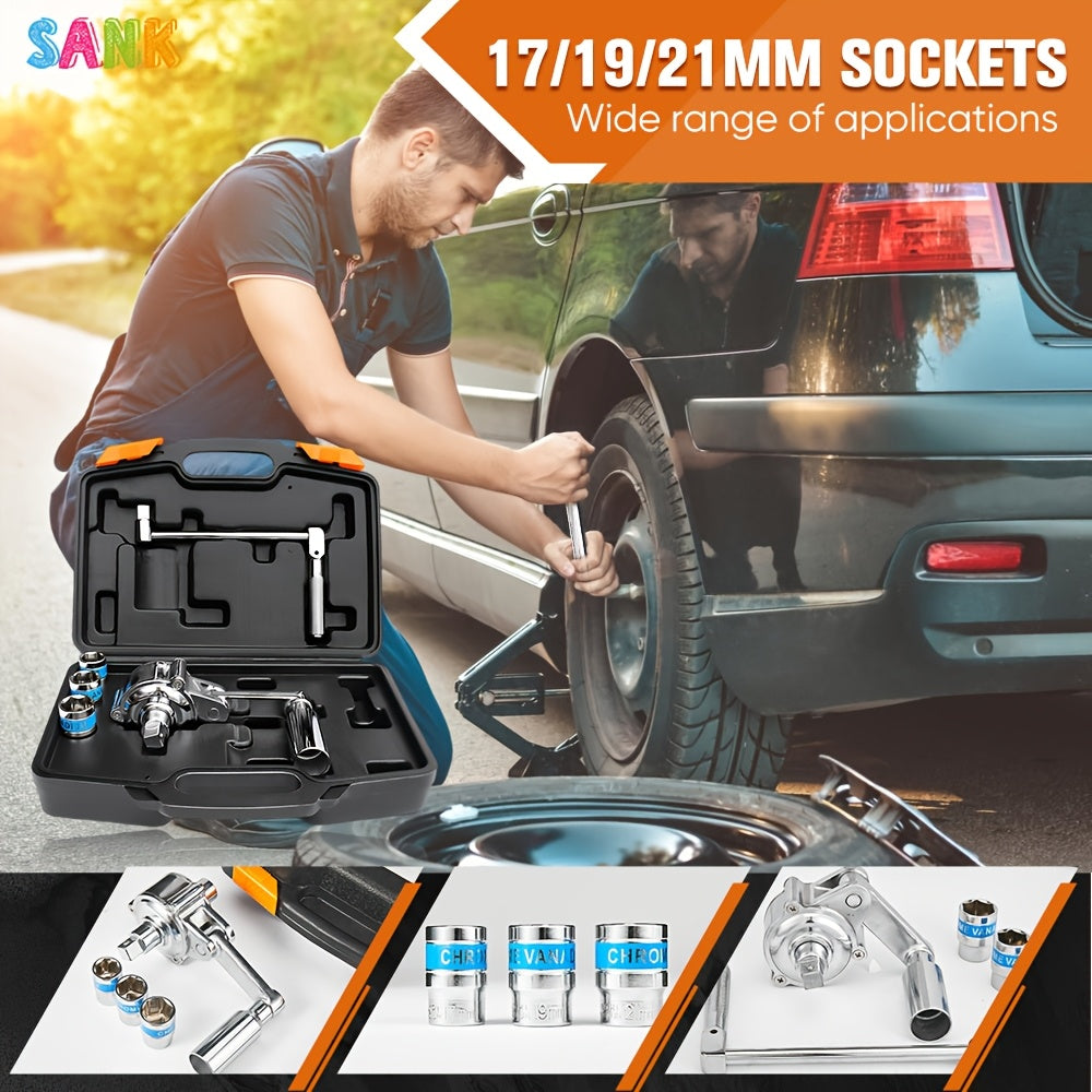 Heavy Duty Torque Multiplier Wrench Set - 1:20 Labor Saving Tool