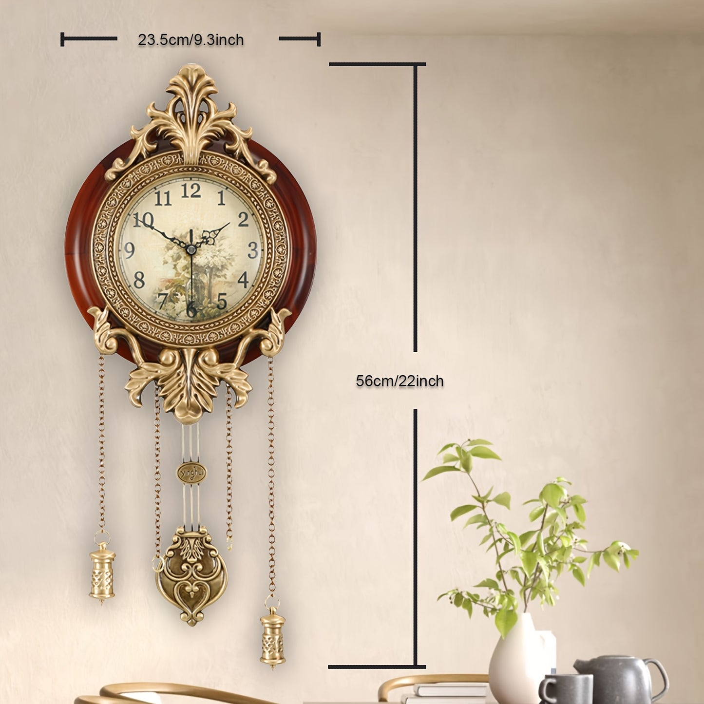 Real Wood Wall Clock