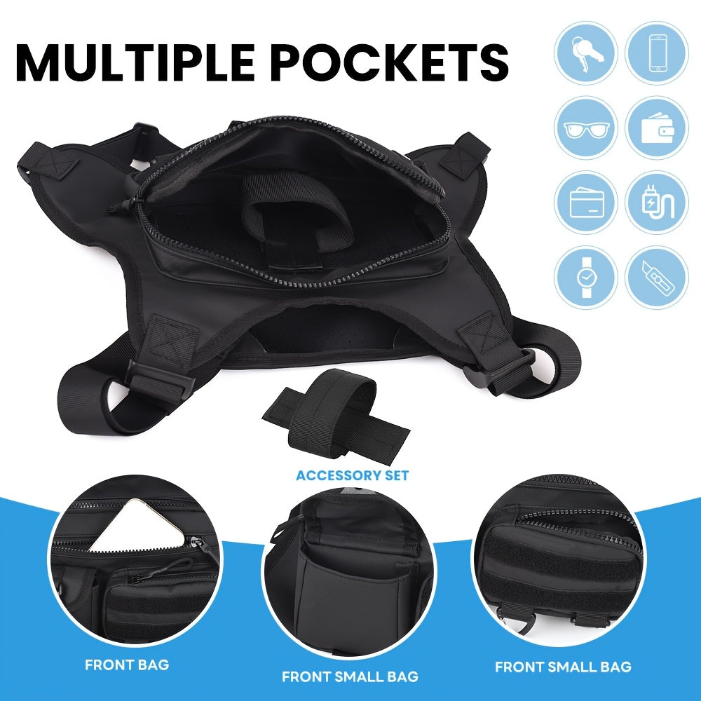 Tactical Chest Bag Vest Multi-Pocket Design