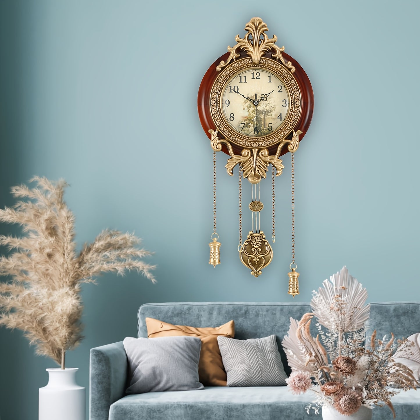 Real Wood Wall Clock