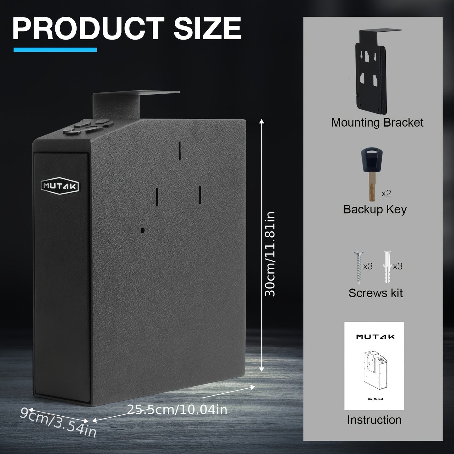 , Biometric Pistol Safe