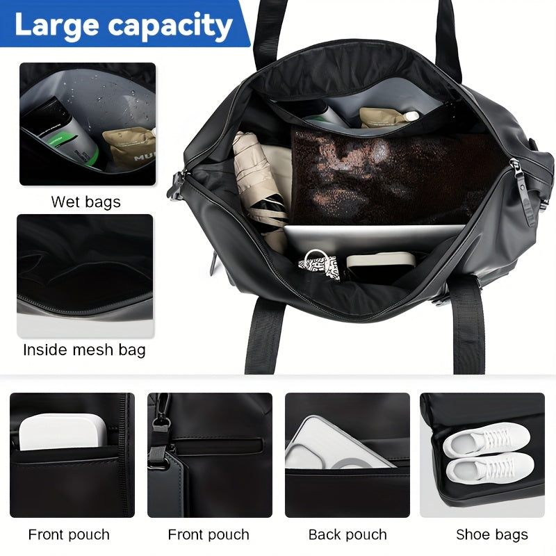 Duffel Bag with Multiple Compartments