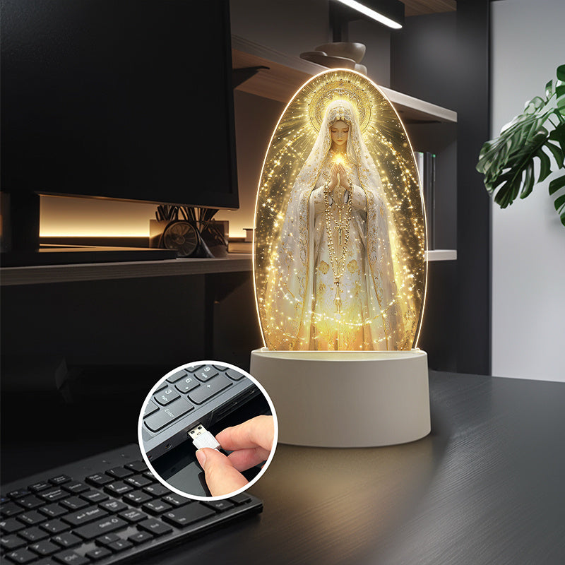 1pc Virgin Mary Decorative Lamp