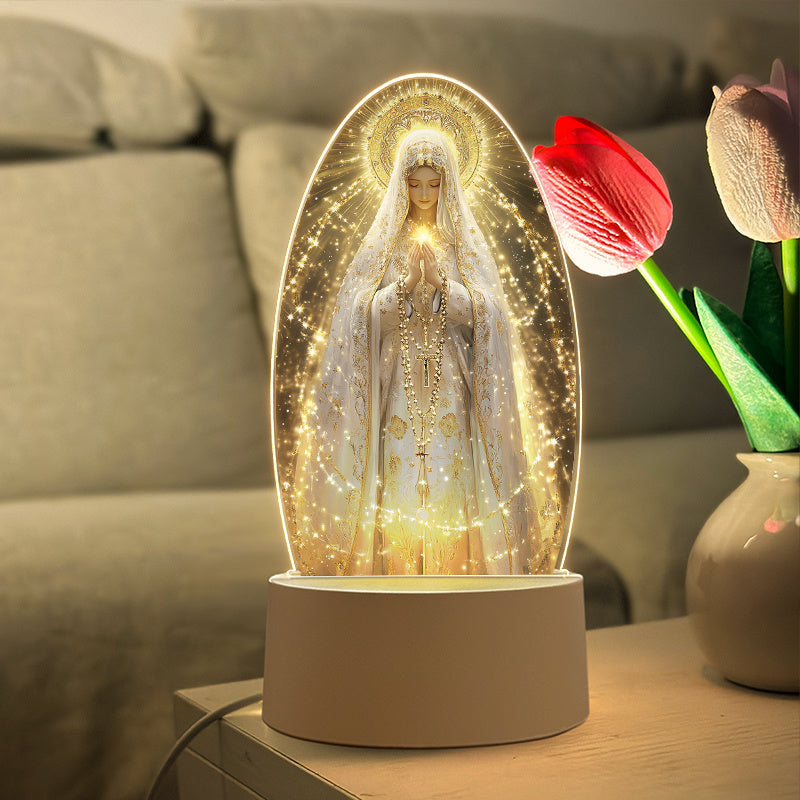 1pc Virgin Mary Decorative Lamp