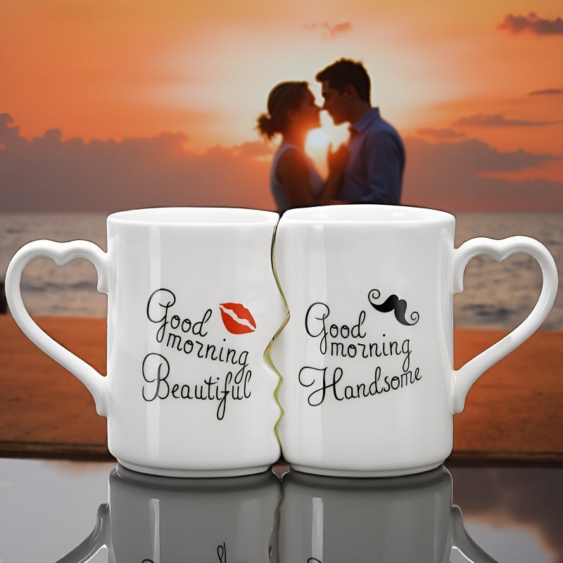 2pcs, Ceramic Mug,