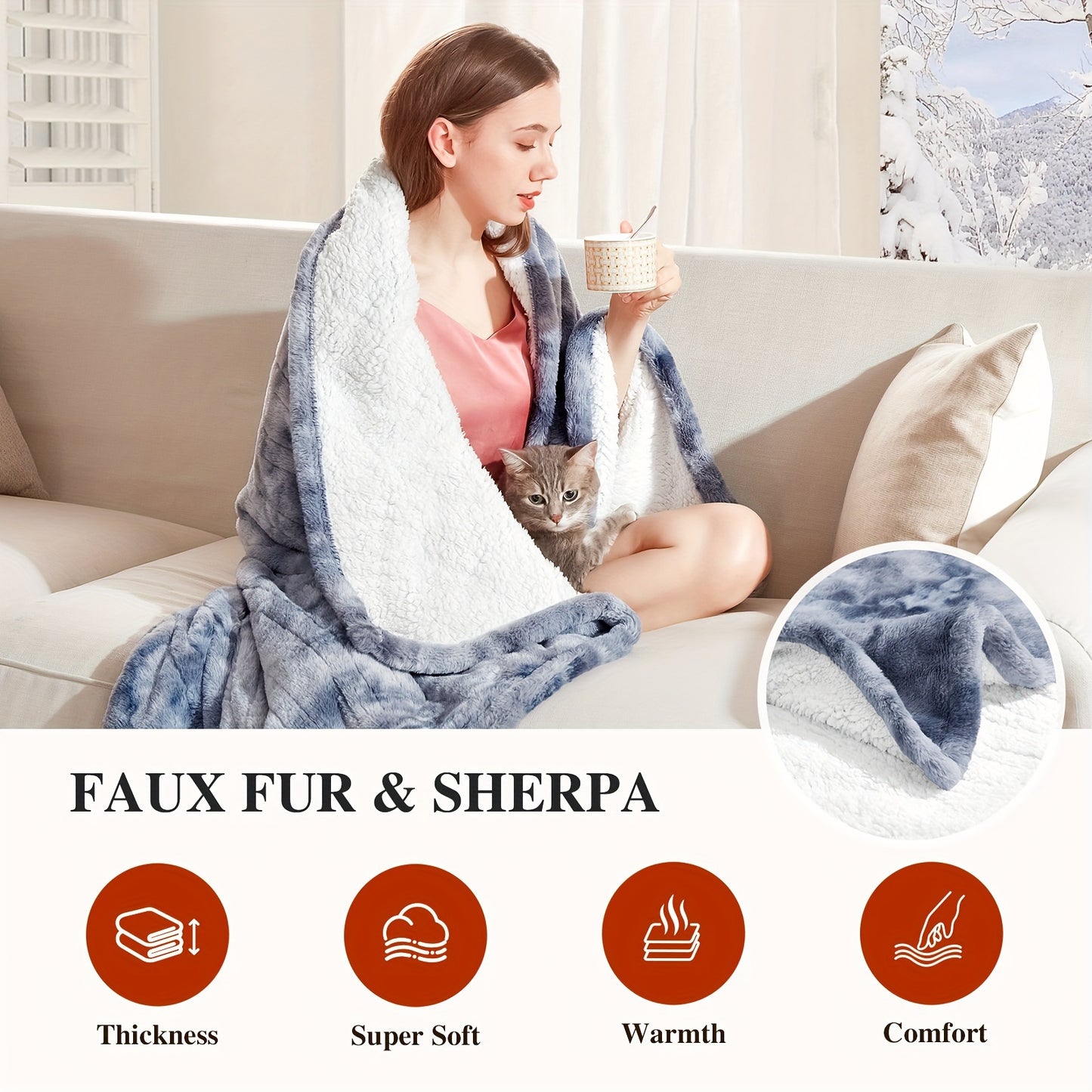 Luxury Heated Electric Blanket - 10 Heat Levels