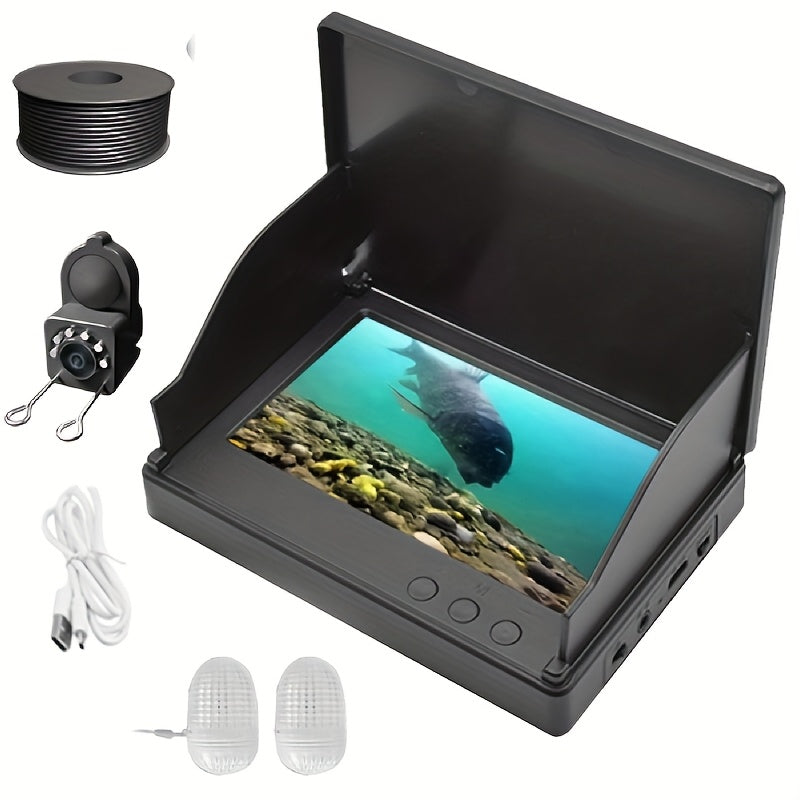 Upgraded Portable 4.3-inch HD Underwater Fishing Camera