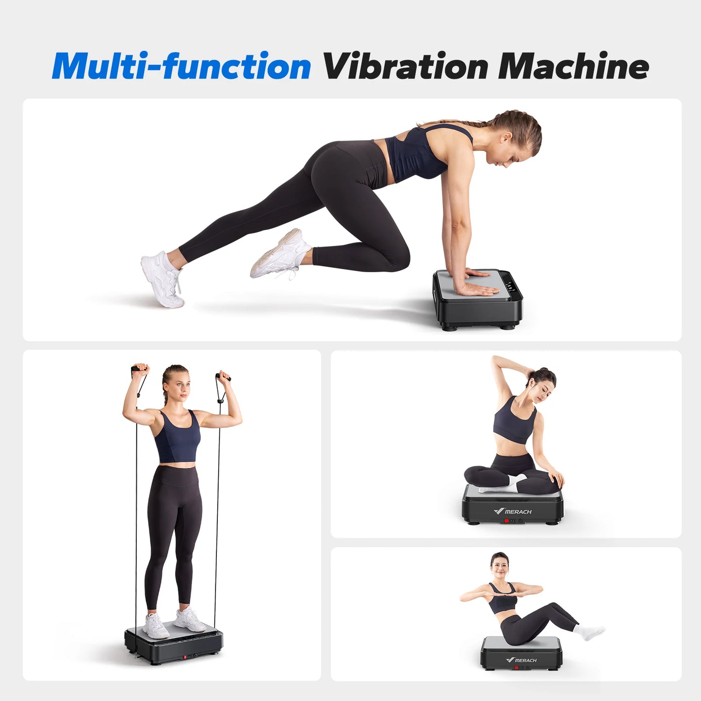 Vibration Plate Exercise Machine - Lymphatic Drainage, Pain Relief & Weight Loss