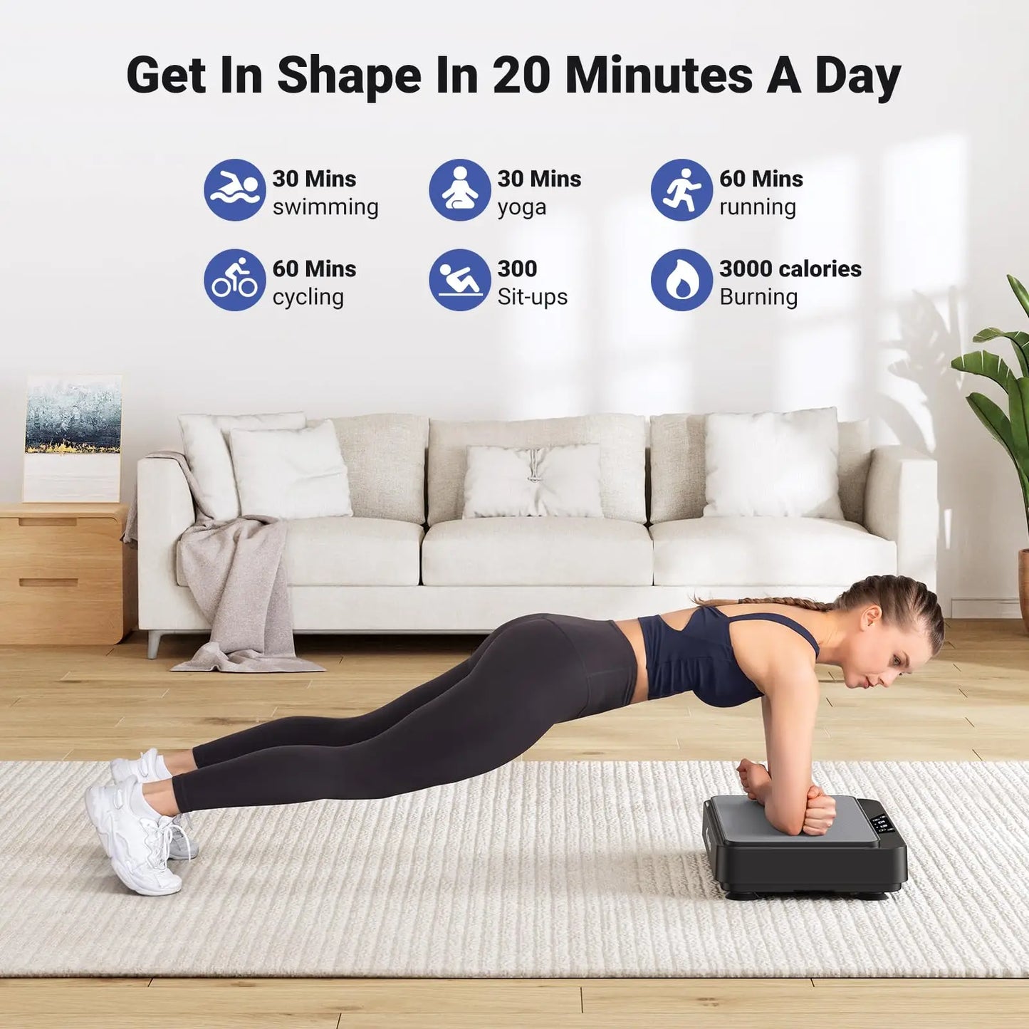 Vibration Plate Exercise Machine - Lymphatic Drainage, Pain Relief & Weight Loss