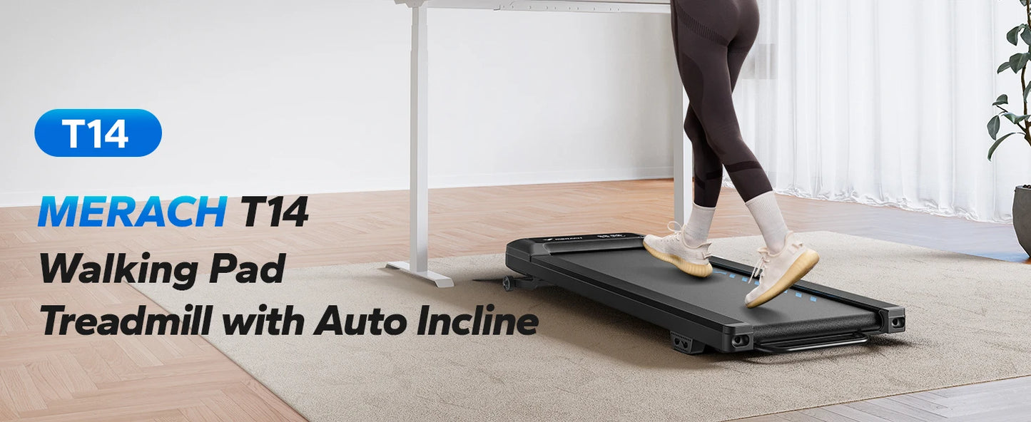 Walking Pad Quiet Under Desk Treadmill Home Gym