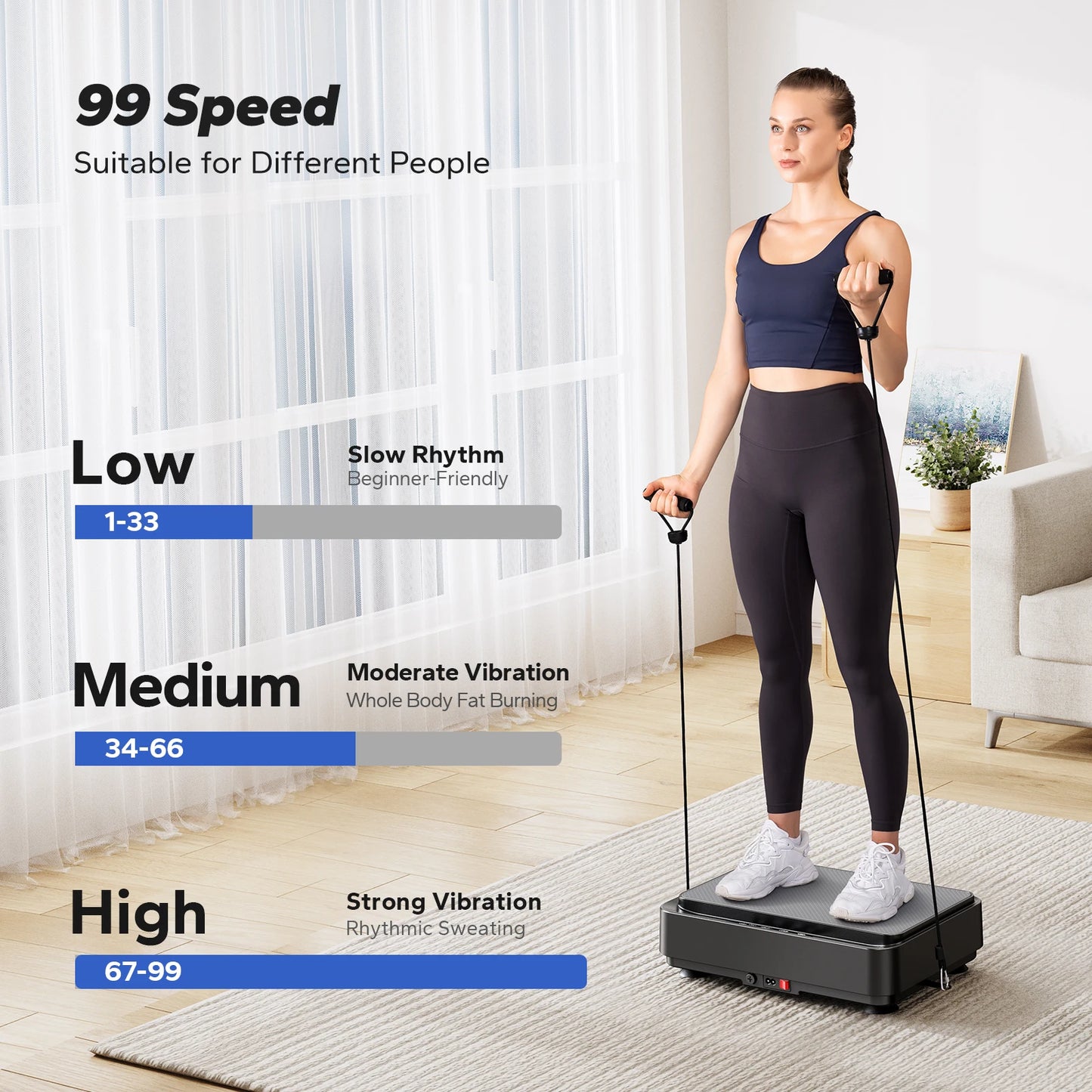 Vibration Plate Exercise Machine - Lymphatic Drainage, Pain Relief & Weight Loss