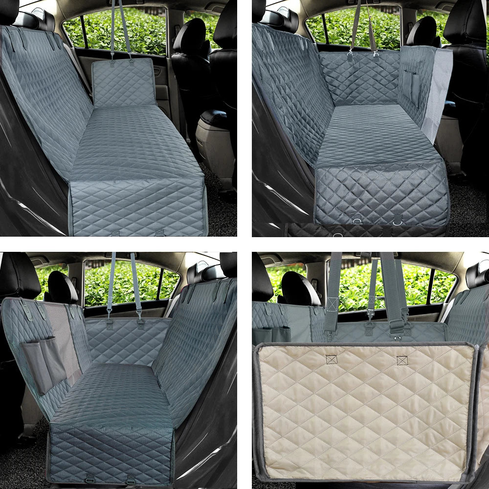 Dog Car Seat Cover Waterproof Seat Protector Mat with seatbelt