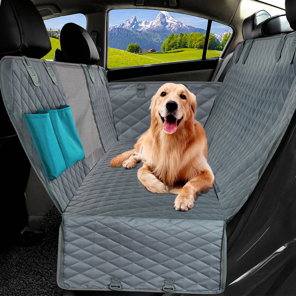 Dog Car Seat Cover Waterproof Seat Protector Mat with seatbelt