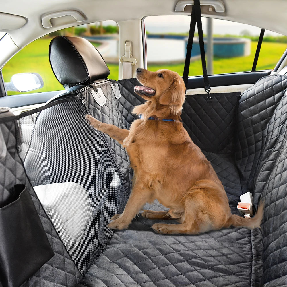 Dog Car Seat Cover Waterproof Seat Protector Mat with seatbelt