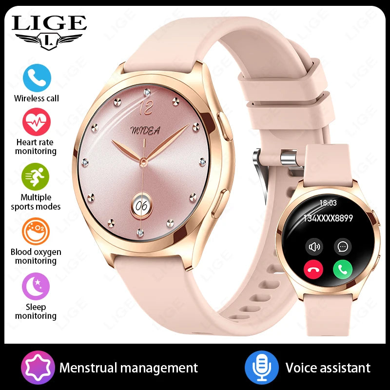 Women's Smart Watch - 1.27" HD Bluetooth Call Fitness Tracker