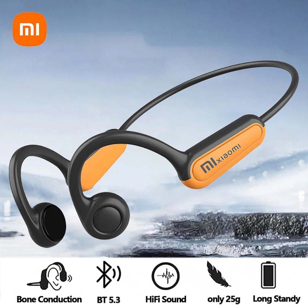 Bone Conduction Earphones Bluetooth 5.3 Sports Wireless