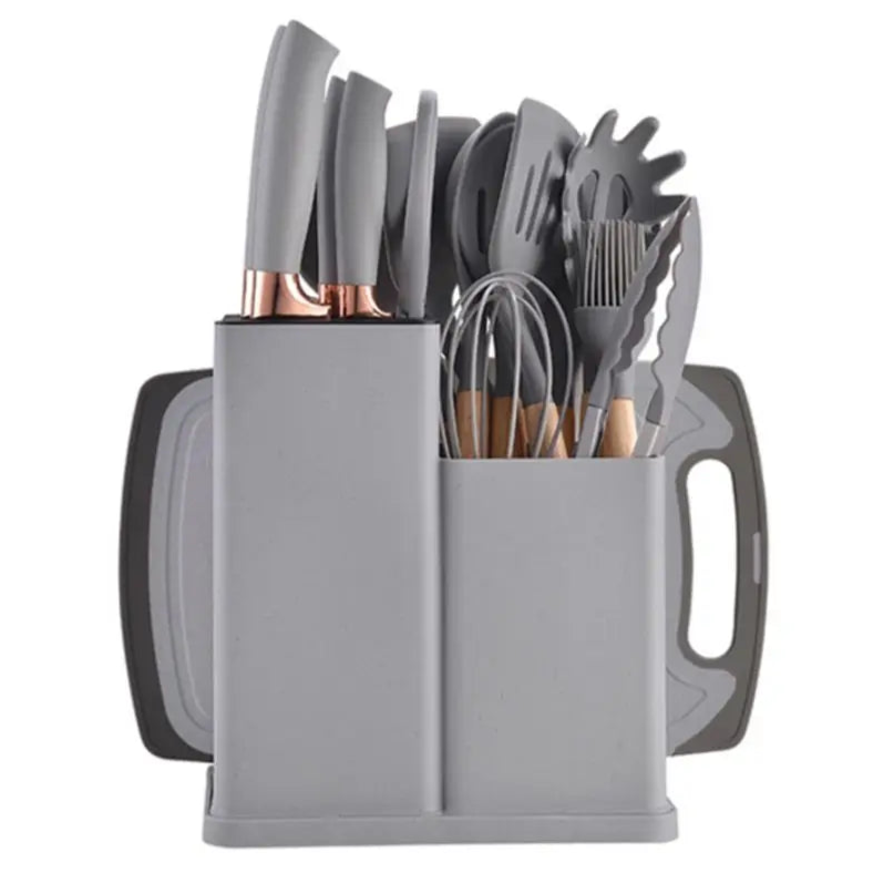 19-Piece Food Grade Silicone Kitchen Utensil Set