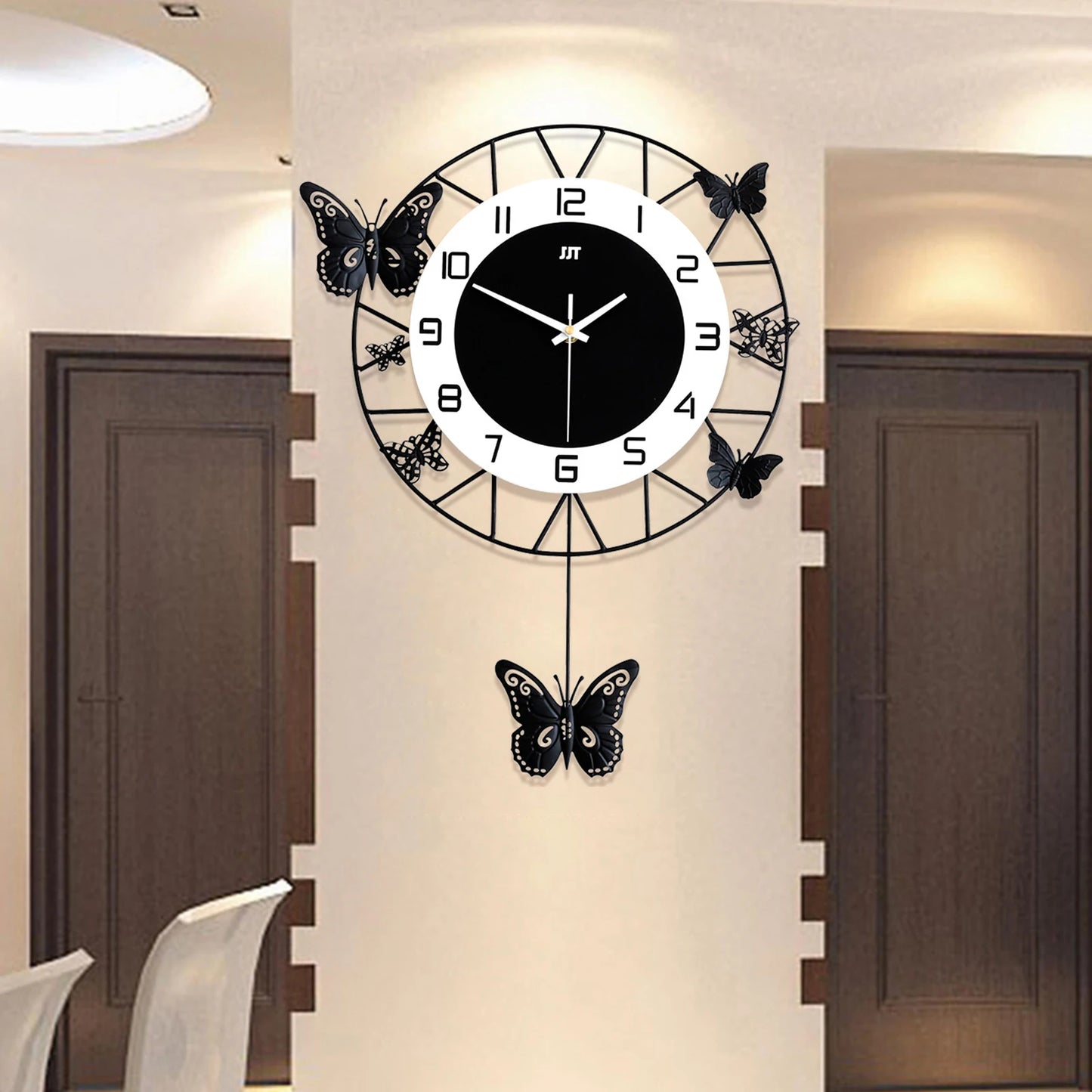 Butterfly Wall Clock - Elegant Timepiece