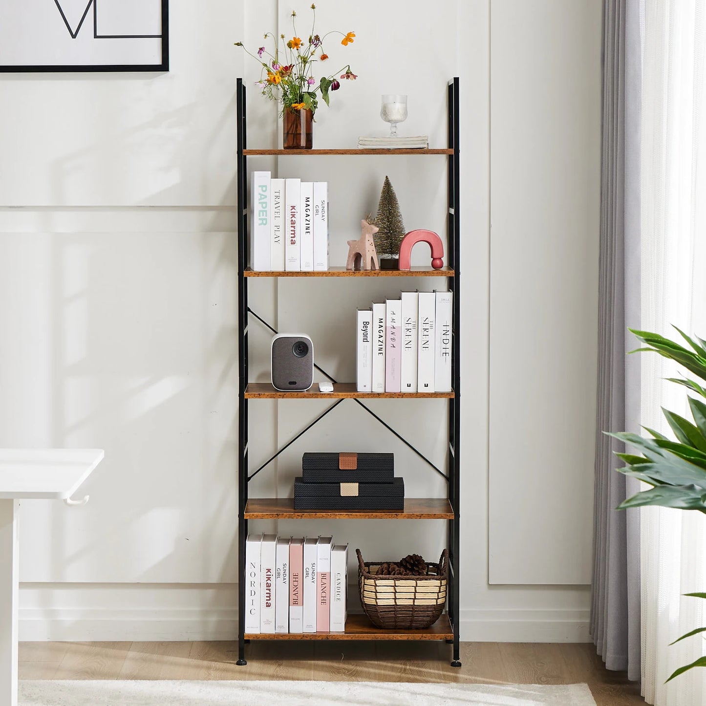 5-Tier Modern shelf - Multi-Room Storage Organizer