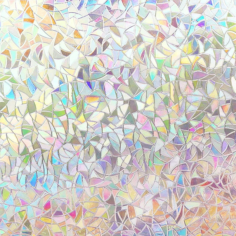 Window Privacy Film - Static Cling Decorative Glass Covering