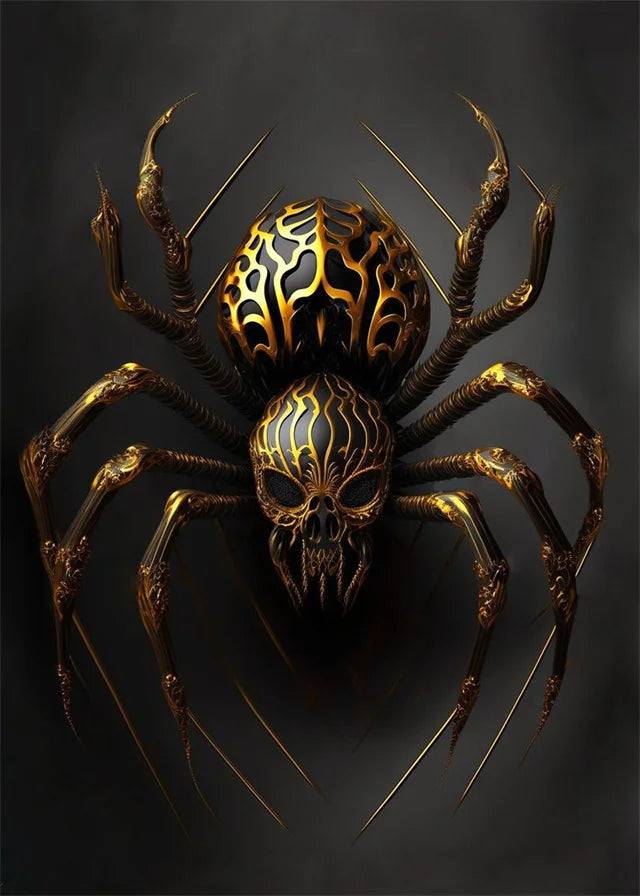 Black Gold animal Canvas Wall Art