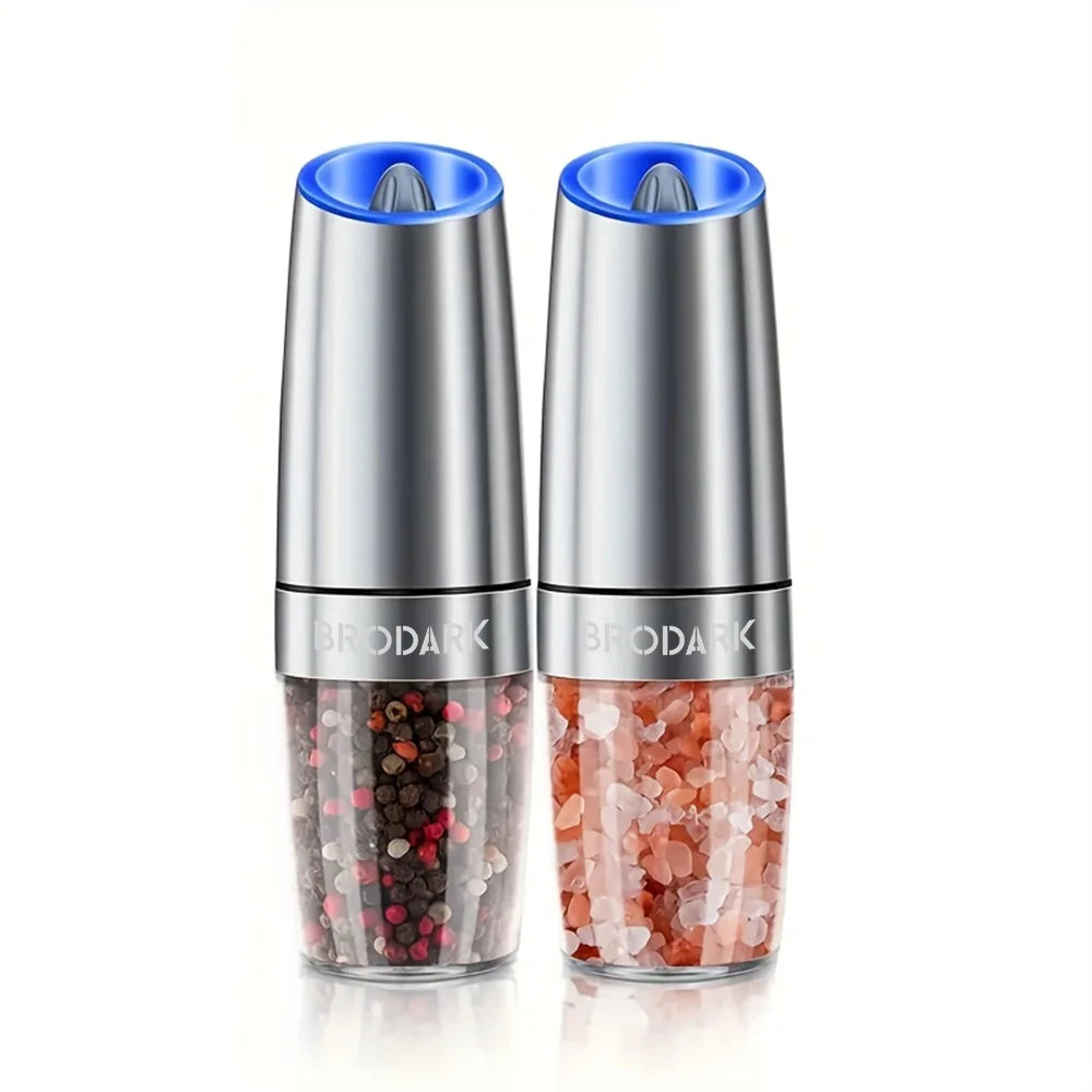 Electric Salt and Pepper Grinder Set - 2-Piece