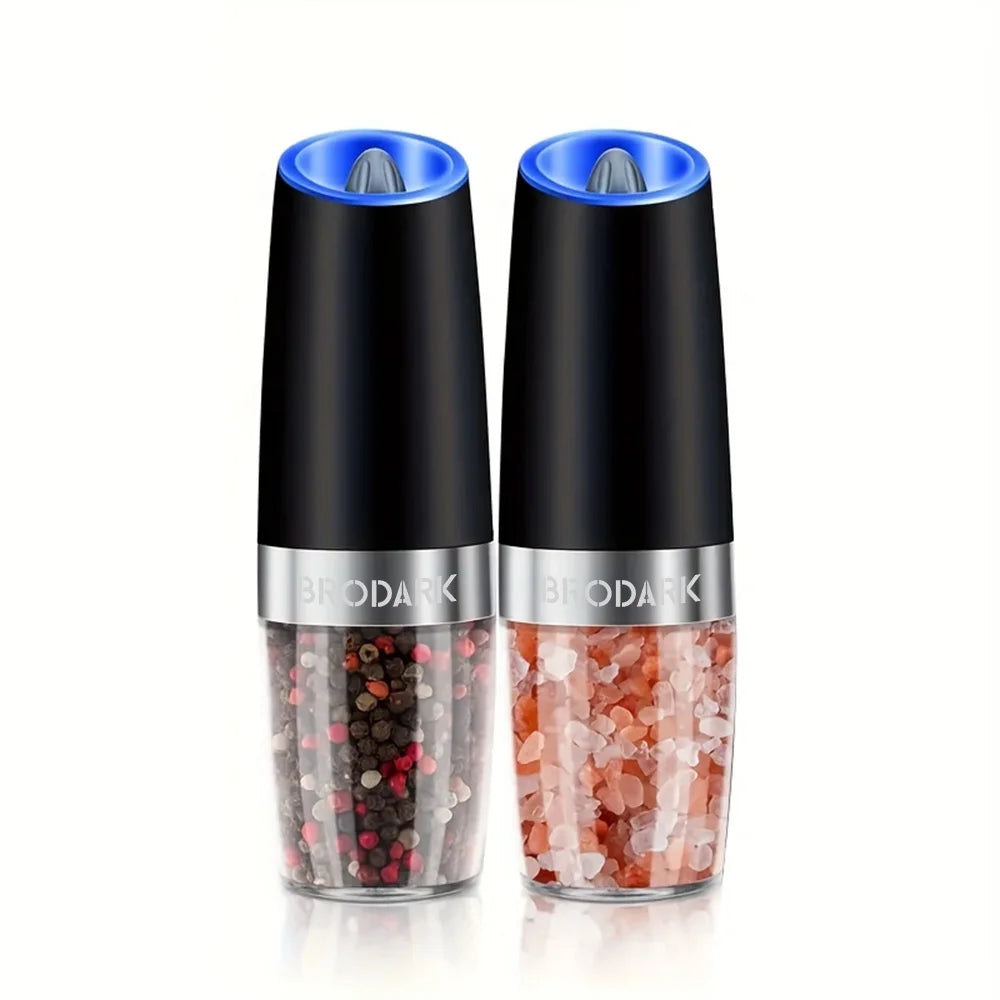 Electric Salt and Pepper Grinder Set - 2-Piece