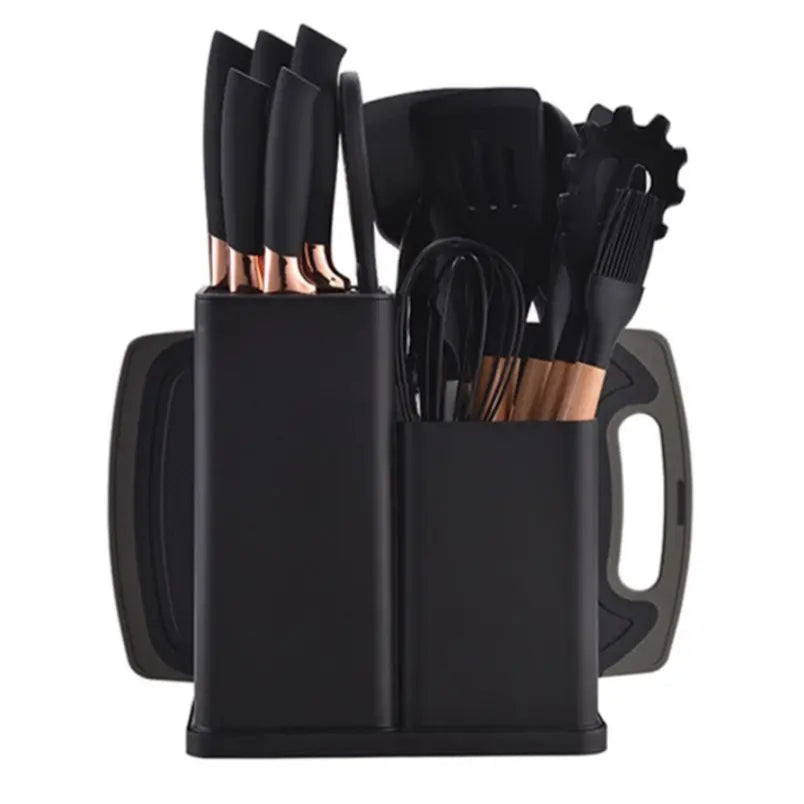 19-Piece Food Grade Silicone Kitchen Utensil Set