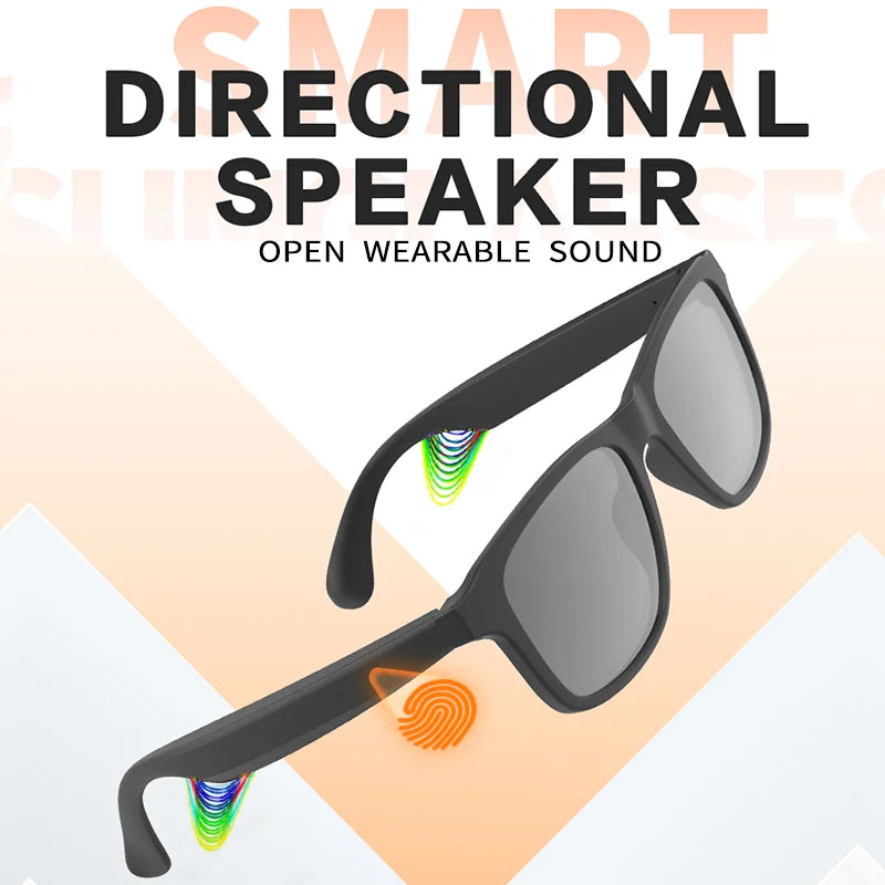 Bluetooth Smart Glasses with Built-in Speakers & Hands-Free Calling