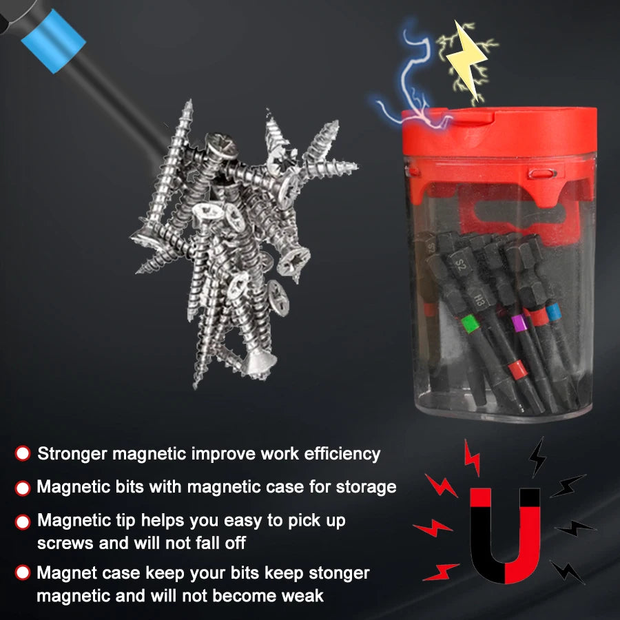 5 Magnetic Bit Set Case