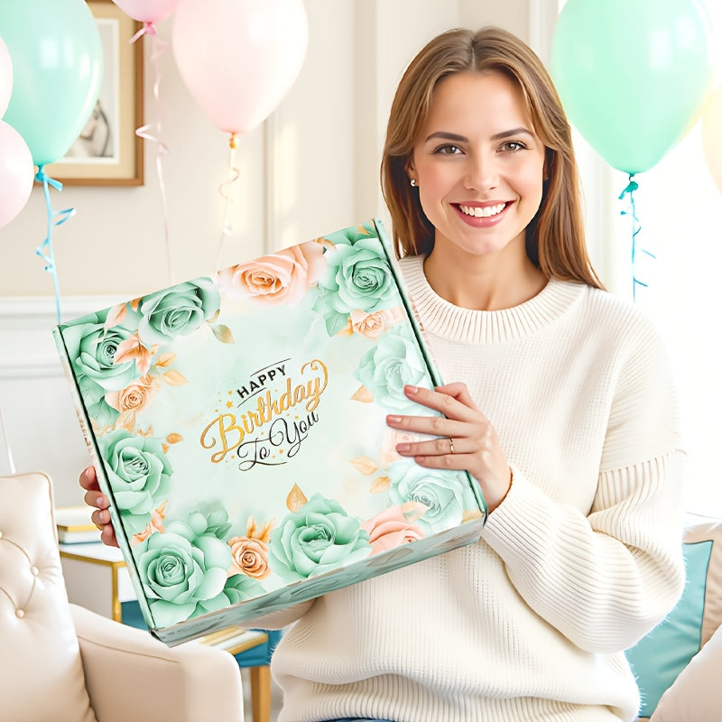 Luxury Spa Gift Basket for Women - Green Themed Self-Care Package