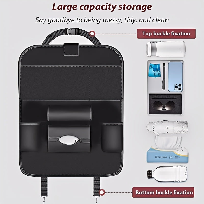Car Back Seat Organizer Kit
