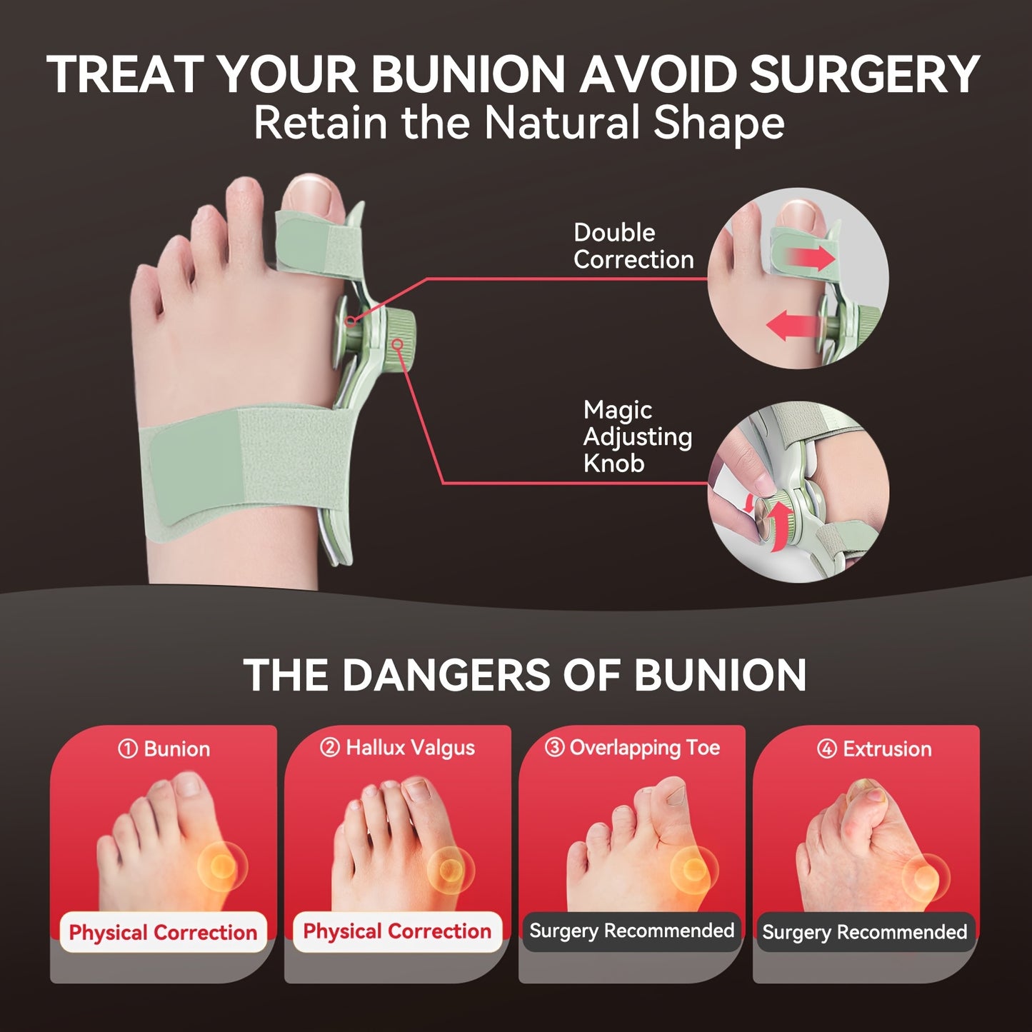 Adjustable Toe Corrector & Straightener