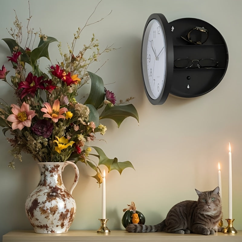 Hidden Safe Wall Clock