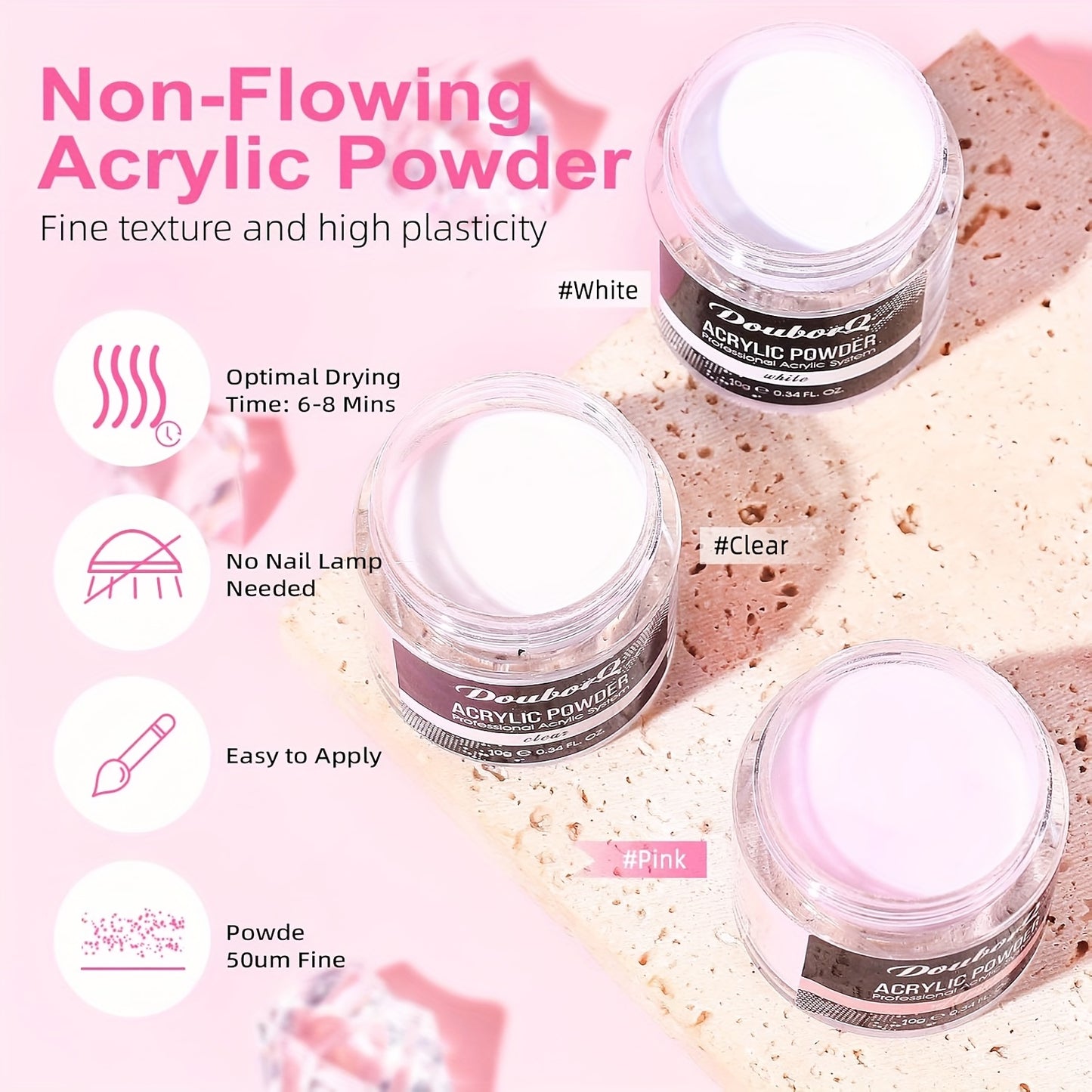 Acrylic Nail Kit with Drill & UV Light - Professional Starter Set