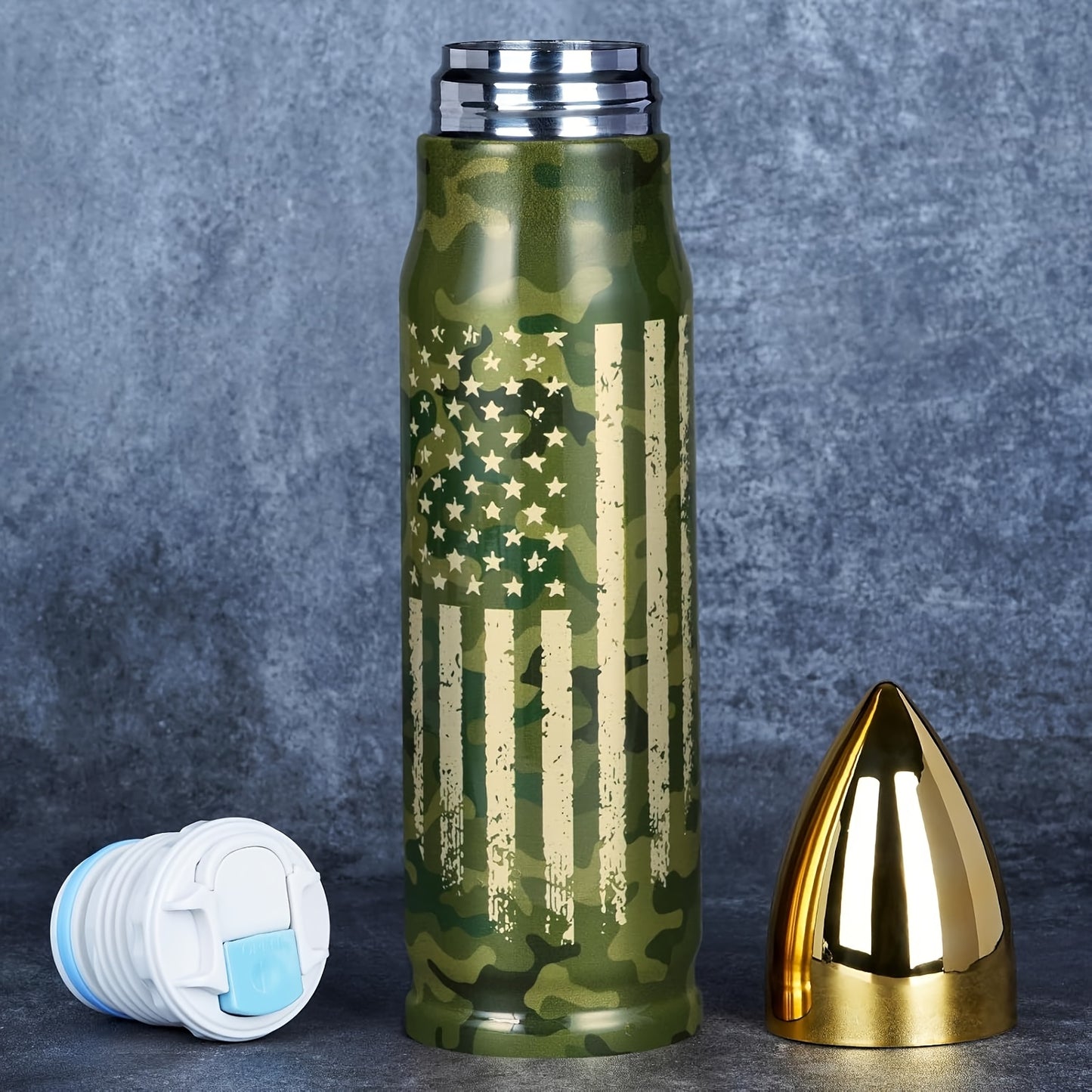 Stainless Steel 17 Oz. Bullet Water Bottle
