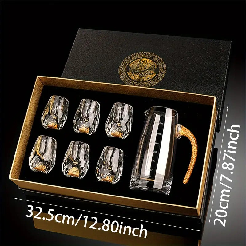 24K Golden Foil Decanter Set